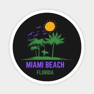 Miami Beach Florida Magnet